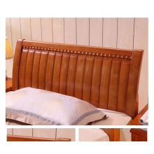 實(shí)木床1.2*1.9m(床頭柜+棕墊)