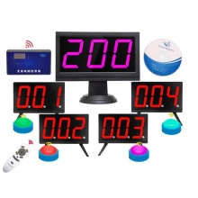 無線電腦軟件記時(shí)計(jì)分搶答器知識(shí)競賽智能語音搶答器答題比賽套裝電子按鈕 6組（軟件）